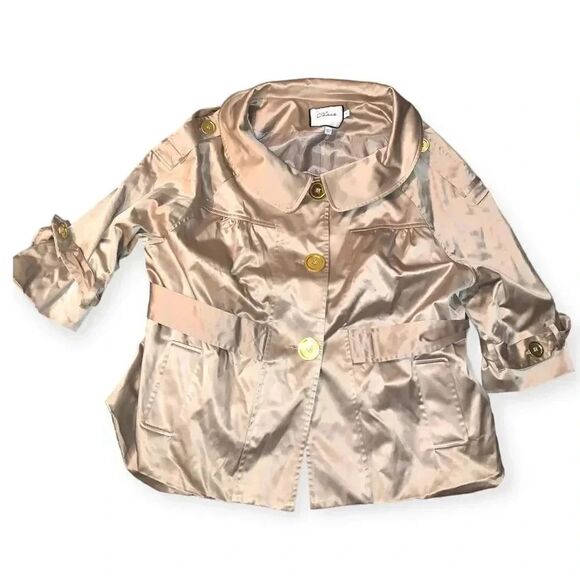 CHAUS Josephine satin blazer - Picture 1 of 4